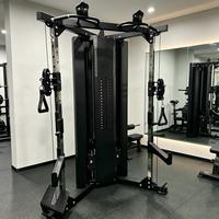 Poulie double réglable avec deux blocs de poids pour appareil de musculation fonctionnel d'angle, machine à câbles pour salle de sport à domicile