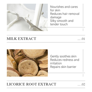KORMESIC Vente en gros 100g Complexe apaisant à base de plantes Épilation douce Lait apaisant et calmant Perles de cire pour l'épilation - Product Image 5