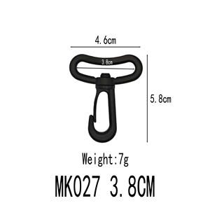 3.8 cm nhỏ mạnh mẽ an toàn có thể điều chỉnh xoay móc Clip hình vòng cung tôm hùm Clip phụ kiện - Product Image 5