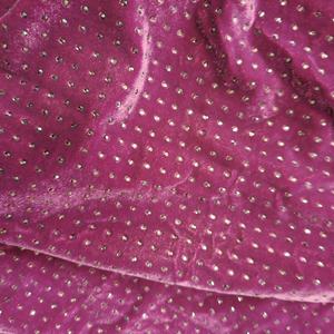 Tela de Terciopelo Coreano sin Spandex <span class=keywords><strong>con</strong></span> Cristales Brillantes a Juego - Product Image 1