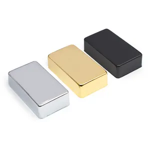 Versiegelte Messing 70*39mm Pickup Covers/Deckel/Shell/Top für E-Gitarre/Metall gitarre Humbucker Covers Gold/Chrom