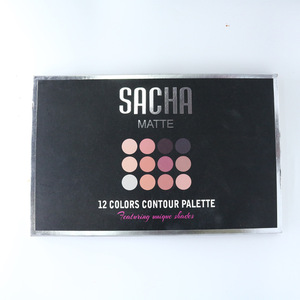 Paleta de contorneado <span class=keywords><strong>Micolor</strong></span> de doce agujeros especialmente diseñada, resaltado mineral transfronterizo, ocultación de brillo, modelado facial - Product Image 2
