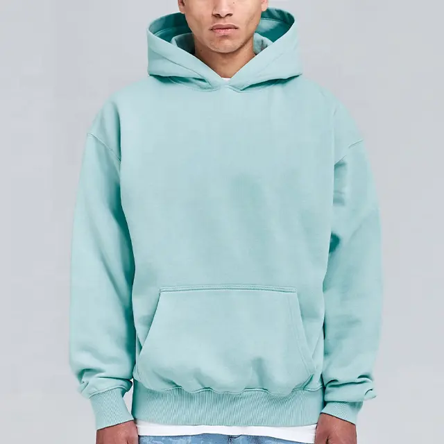 OEM lüks büyük boy hoodie erkekler için ağır 400gsm hoodie 100% pamuklu kazak kazak özel logo fransız terry hoodie 460 gsm