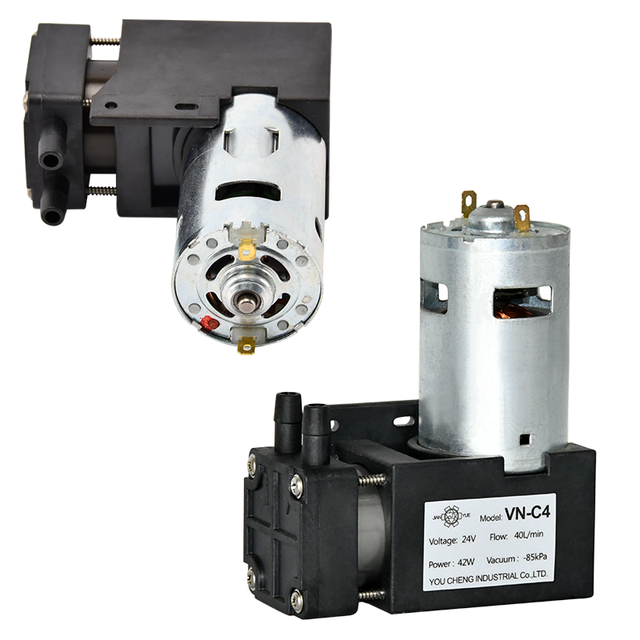 12V/24V 40l/min Electric Mini High Pressure Booster Micro Pumps Piston Air Pump Suction Brushless Vacuum Pump DC Pump