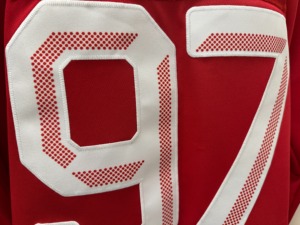 Jersey de Hockey sobre Hielo Canadá 2026 para Hombre, Rojo, Negro y Blanco, con Bordado de 97 <span class=keywords><strong>Connor</strong></span> McDavid, 29 Nathan MacKinnon, 8 Cale y 23 Makar - Product Image 4