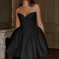 Robes décontractées pour femmes Sexy tempérament balançoire épaule sans bretelles taille française robe cintrée vêtements dames