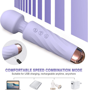 Impermeable de silicona mujer cuerpo Personal AV varita masajeador punto G estimulación del clítoris vibrador adultos juguetes sexuales para mujeres Vagina - Product Image 3