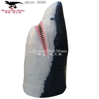 Le parc à thème comprend des modèles de Statue de requin d'animaux marins en 3D