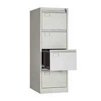 Nouveau produit classeur à 4 tiroirs classeur vertical classeur de stockage en métal pour petit casier de stockage