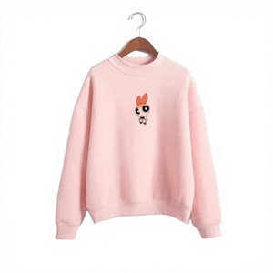 Nouveau Sweat-shirt Femme Tendance avec Broderie Frontale, Doublure en Coton Polaire, Vente Chaude, Faible MOQ, Décontracté, Vente en Gros, OEM, Meilleures Ventes - Product Image 6
