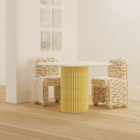 Chaises de salle à manger modernes et organiques, chaise de salle à manger en bois de luxe pour hôtel et restaurant, avec accoudoirs, chaise d'appoint en forme de tonneau pour table à manger