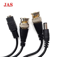 Balun vidéo passif HD avec connecteur d'alimentation et transmetteur de données RJ45 CAT5 BNC paire torsadée pour caméra CCTV