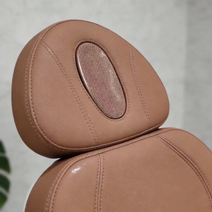 Table de massage électrique inclinable marron, lit de beauté esthétique, chaise de traitement facial, équipement de salon de spa - Product Image 2