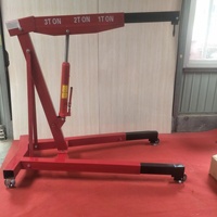Grue de levage hydraulique pliable pour moteur, grue mobile d'atelier 2T 3T, outils automobiles fixes, grue pliante