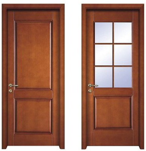 Porta Interna Moderna Insonorizzata in Legno Massello di Noce Verniciato, Stile Minimalista, Personalizzata su Misura per Uso Residenziale, Garanzia 3 Anni - Product Image 2