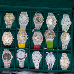 No.1 <span class=keywords><strong>Reloj</strong></span> de pulsera deportivo con diamantes al por mayor más <span class=keywords><strong>barato</strong></span> <span class=keywords><strong>Reloj</strong></span> de lujo Iced Out Hombres Mujeres Relojes mecánicos automáticos Relojes Moissanite - Product Image 2