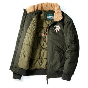 Produits tendances DCY 2025 nouveautés veste de pilote Maverick <span class=keywords><strong>Topgun</strong></span>, blouson bombardier en cuir pour hommes, veste de baseball en nylon - Product Image 2