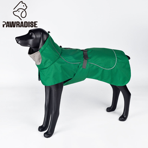 Imperméable pour <span class=keywords><strong>chien</strong></span> de créateur noir et vert tendance 2025, revêtement en PU imperméable, polyester écologique, vêtements pour animaux de compagnie personnalisés, veste de pluie pour <span class=keywords><strong>chien</strong></span> - Product Image 1
