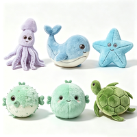 Porte-clés en peluche baleine, adorable pendentif baleine en peluche, porte-clés en tissu de coton doux, animal marin en peluche, cadeau promotionnel OEM ODM