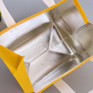 Bolsa Térmica Personalizada al por Mayor, Precio Competitivo, Impresión de Logotipo Multicolor, Grande, Resistente, Portátil, Aislada, de Tela No Tejida - Product Image 2