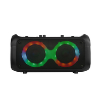 Altavoz Activo Bluetooth de 4'' con Luces LED, Sonido Envolvente y Bajos Potentes para Cine en Casa