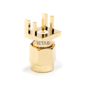 ขั้วต่อ SMA แบบตัวผู้ ชนิดเสียบตรง สำหรับติดตั้งบนแผงวงจรพิมพ์ (PCB) แบบบัดกรี - Product Image 5
