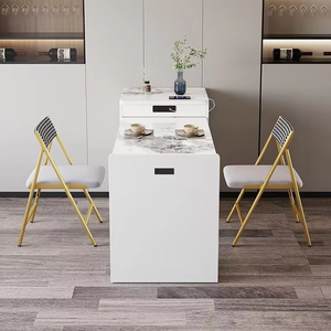Modern Durable Multifunctional Simple Portable Folding Dining Desk <b>Table</b> Telescopic Flip-Top <b>Space</b>-<b>Saving</b> Wall Mount Office - Product Image 5