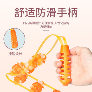 Handheld Massage <b>Roller</b> With <b>Rollers</b> Portable <b>Back</b> Massager For Muscle Relief And Blood Circulation Home Use - Product Image 1