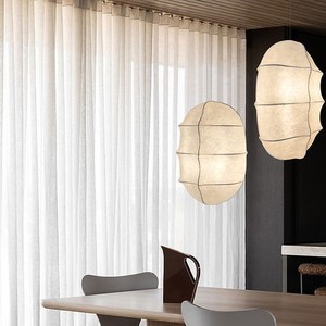 Japanese Wabi Sabi Style Faux Silk Floor Lamp Led <b>Light</b> Multi Head Chandelier For Living Room Bedroom Home Decor - Product Image 3