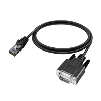 Kabel Adaptor Db9 Rj45 Lan Ethernet Rj45 Rs232 Db9 Serial ke Kabel Rj45