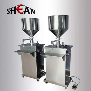 Factory direct vertical pneumatic single head jam cheese paste filling machine.
