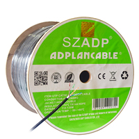 Cable Ethernet CAT5 SMA905 OEM para Exteriores, Cobre Sólido, Rollo de 5m, Revestimiento de PVC, para Redes