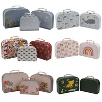 Échantillon Gratuit, Vente en Gros, Logo Personnalisé, Design de Luxe, Valise en Carton avec Poignée, Emballage pour Jouets et Vêtements, Boîte Cadeau pour Bébé