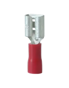 Rouge FDD 22-16 AWG 1.5mm2 Taille À Sertir Connecteurs Terminaux Vinyle Isolé Cuivre Étamé Femme Spade