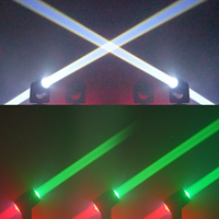 Mini projecteur à double tête 180W DMX512 avec modes Maître/Esclave et Son Automatique pour Karaoké, Soirées en direct et Événements