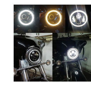 Faro LED de 7 Pulgadas, DRL Redondo H4 con Aro Halo, Ojo de Ángel, 60W 6000K 6000lm, Universal para Autos y Motocicletas, Compatible con Wrangler JK JL 12V - Product Image 3