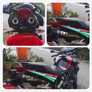 Silencieux d'échappement de moto en Fiber de carbone, système complet pour <span class=keywords><strong>Aprilia</strong></span> <span class=keywords><strong>SHIVER</strong></span> <span class=keywords><strong>750</strong></span> <span class=keywords><strong>SHIVER</strong></span> <span class=keywords><strong>750</strong></span> silencieux d'échappement - Product Image 4