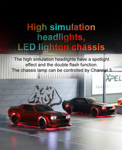 <span class=keywords><strong>Turbo</strong></span> <span class=keywords><strong>Racing</strong></span> C75 RTR 1/76 2.4G RWD Mini Coche RC de Carretera Camioneta Deportiva con Luces LED Vehículos de Modelo Totalmente Proporcionales Juguete para Niños - Product Image 6