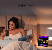 64x64 LED dapat diprogram Pixel seni tampilan Digital Poster kontrol aplikasi Bar melar animasi kreatif menyenangkan jam teks Shopping Mall