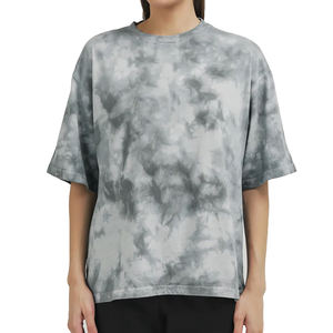 Nueva Moda, Camisetas Holgadas de Verano para Mujer, 100% Algodón Orgánico, Transpirables, Ropa Casual, Hombros Caídos, Logotipo Personalizado, Pedido al por Mayor - Product Image 1