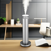 Diffuseur d'arômes sur pied Dermey, tour de diffusion, 300 m³, silencieux, contrôle par application, 100 ml, aluminium, pour bureau, hôtel