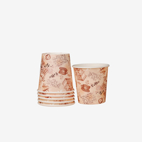 Gobelet en papier de dégustation à paroi unique personnalisé en gros 3oz 3.5oz 4oz 5oz récipient à café jetable écologique pour l'eau minérale