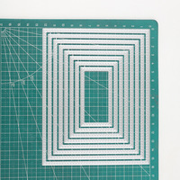 Matrices manuelles de taille A4 personnalisées, petit modèle de couteau en acier au carbone quantité minimale de commande pour bricolage, scrapbooking, gaufrage, découpe, boîte de matrices fines et épaisses