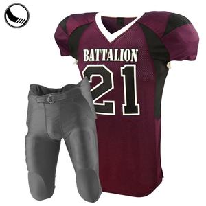 เสื้อฝึกซ้อมอเมริกันฟุตบอลแบบตาข่ายระบายอากาศได้ดี ไซส์พลัส  แบบสั่งทำพิเศษ ป้องกันแบคทีเรีย - Product Image 5