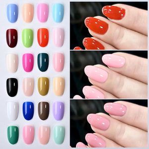 Nouveaux faux ongles à presser de luxe, 24 grilles, 288 pièces, courts, carrés, ronds, couvrance totale, brillants, couleurs unies mélangées, application facile, amovibles - Product Image 3