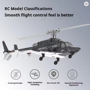 NUEVO Helicóptero RC ERA SJY-A61 Airwolf 2.4G 4CH con Giroscopio de 6 Ejes, Flujo Óptico, Localización, Retención de Altitud, Escala 1:52, Sin Flybar - Product Image 5