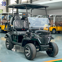 Voiturette de golf électrique CAMP personnalisable 4 places homologuée pour la route avec batterie au lithium et plateau de chargement, directement de l'usine