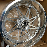 Jantes Forgex Kala Polies Forgées 22x12 24x12 24x14 26x14 28x14 30x14 Deep Dish 8x170 6x139.7 Compatibles F250 Ram 2500 GMC Chevy