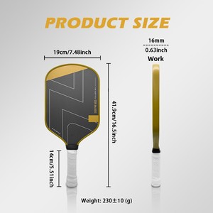 ไม้พายพิคเคิลบอลรุ่นขายดี Boomstik GEN5 แกนโฟม EPP ขึ้นรูปด้วยควา<span class=keywords><strong>ม</strong></span>ร้อน สำหรับฝึกซ้อ<span class=keywords><strong>ม</strong></span>และแข่งขันระดับมืออาชีพ น้ำหนัก 230.5 กรัม - Product Image 5