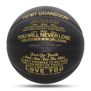 Pallone da Basket WUNIQUE Sport Personalizzato Ecologico di Alta Qualità, Misura 7, in Pelle PU Nera, Regalo Elegante <span class=keywords><strong>per</strong></span> <span class=keywords><strong>Mio</strong></span> <span class=keywords><strong>Figlio</strong></span> - Product Image 6